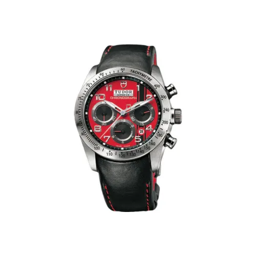 TUDOR FASTRIDER Collection Автоматический Механический Механизм Мужские Часы Часы 42 мм Красный Циферблат