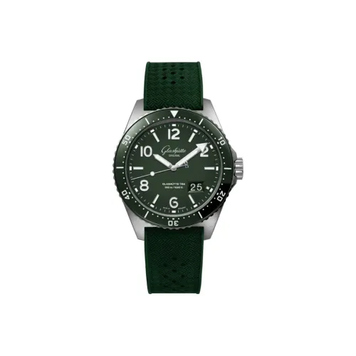GLASHUTTE ORIGINAL Pioneer Collection Автоматический Механический Механизм Мужские Часы Часы 43,2 мм Зеленый Циферблат