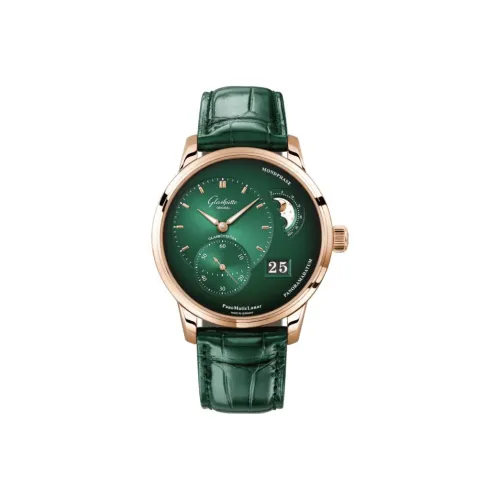 Glashütte Original Автоматический Механический Механизм Мужские Часы PANO 40 мм Зеленые