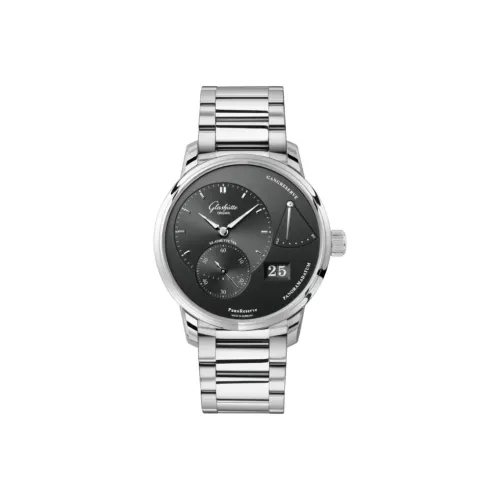 Glashütte Original Механизм с ручным заводом Мужские часы PANO 40 мм Серые
