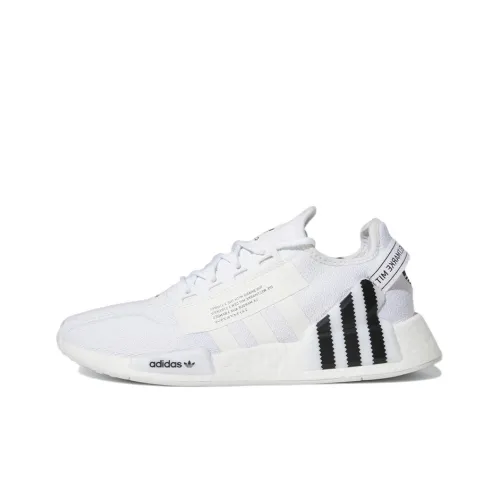 Adidas Originals NMD_R1 V2 Slip Resistant Abrasion Resistant Водонепроницаемый Низкий Топ Повседневная Обувь Мужская Белая