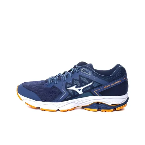 Mizuno Ultima 10 Low Топ Беговые кроссовки Мужской Темно-синий Белый