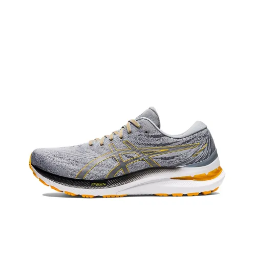 Asics Gel KAYANO 29 Low Топ Беговые кроссовки Мужские Серый Желтый
