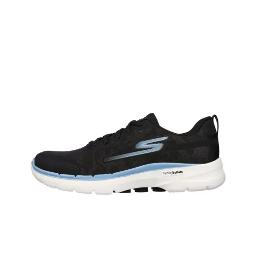 Skechers Go Walk 6 GO RUN Низкий Топ Повседневная Обувь Женская Черный Синий