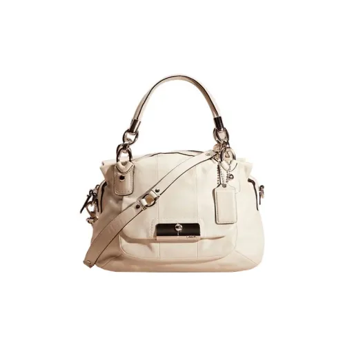 COACH Kristin Кожа Сумка Большая Женская Белая