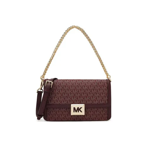 MICHAEL KORS Сумка через плечо среднего размера женская бордового цвета