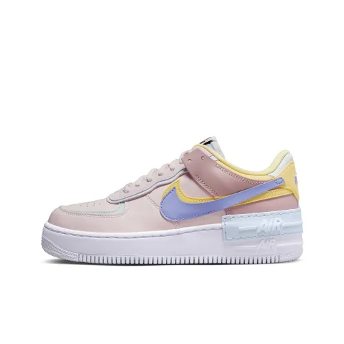 Nike Air Force 1 Shadow Low Топ Скейтборд Кроссовки Женские Розовые Синие