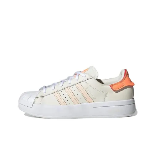 Adidas Originals Superstar Ayoon Low Топ Скейтборд Кроссовки Унисекс Белый Оранжевый