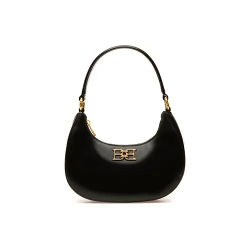 BALLY Тисненая коровья кожа сумка через плечо переносная женская черная