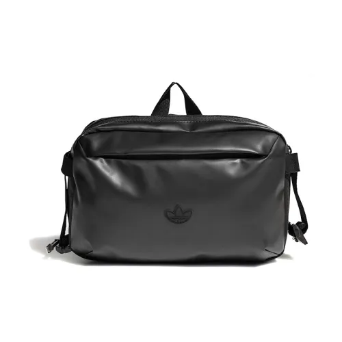 Adidas Originals TPU Сумка через плечо Сумка через плечо Бананка Большая Унисекс Чисто черный