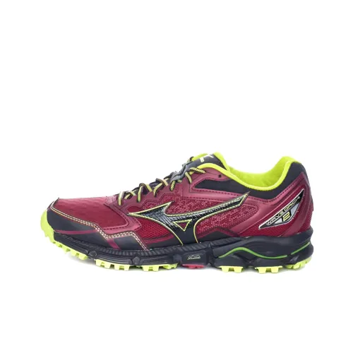 Mizuno Wave Rider Low Беговые кроссовки Мужские Красные Черные