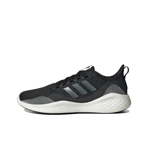 Adidas Fluidflow 2,0 Slip-Resistant Abrasion-Resistant Breathable Low-Top Running Shoes Women's Black White Adidas Fluidflow 2,0 Противоскользящие Устойчивые к истиранию Дышащие Низкие Кроссовки для Бега Женские Черный Белый