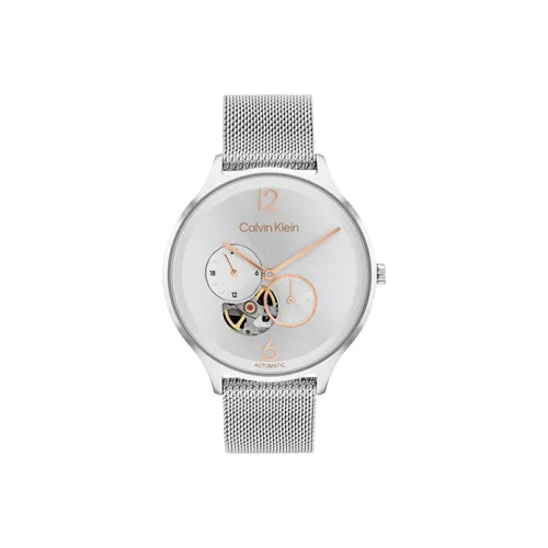 Calvin Klein Механический Movement Женские часы 38mm*38mm*10,7mm Серебряный