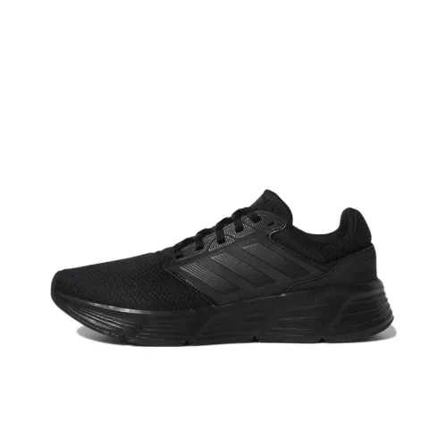 Adidas Galaxy 6 Устойчивые к истиранию Дышащие Низкие Беговые кроссовки Мужские Черные