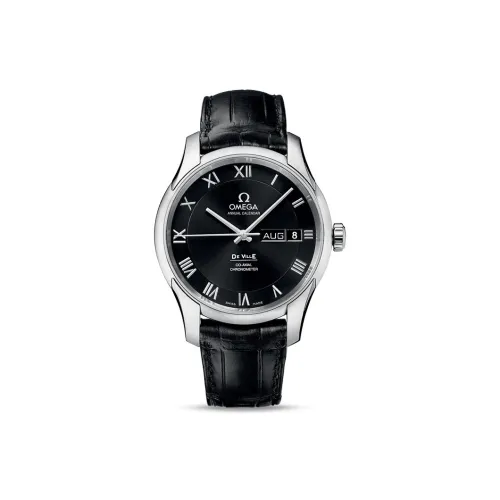 OMEGA Автоматический Механический Часы Мужские Dish Fly Series 41mm Parallel Year Calendar 41mm Черные