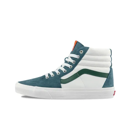 VANS SK8 High Топ Скейтборд Кроссовки Унисекс Белый Зеленый