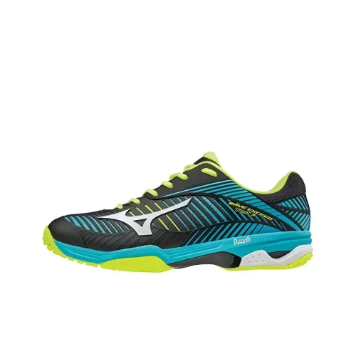 Mizuno Wave Exceed Tour 3 CC Устойчивые к истиранию Дышащие Низкие Кроссовки для тенниса Черные Синие Белые