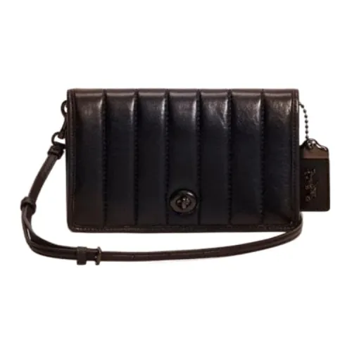 COACH Hayden Smooth Leather Crossbody Bag Small Women's Black