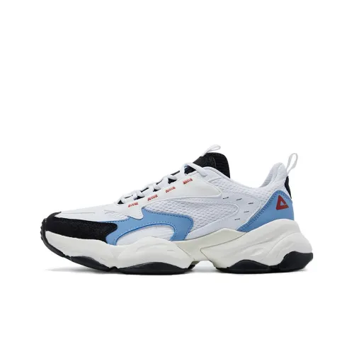 PEAK Износостойкий Дышащий Легкий Низкий Топ Casual Мужской Белый Светло-Синий