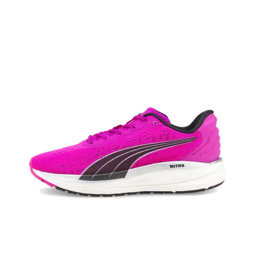 PUMA Magnify Nitro Shock Absorbers Rebound Low Top Беговые кроссовки Женские Фуксия
