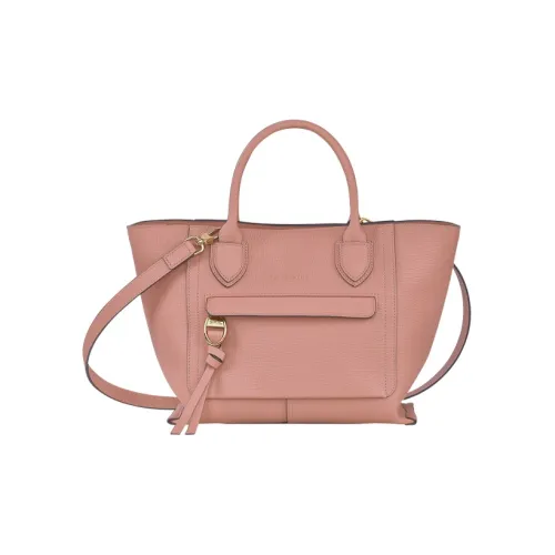 LONGCHAMP Mailbo Коровья кожа крупнозернистая текстура сумка женская розовая