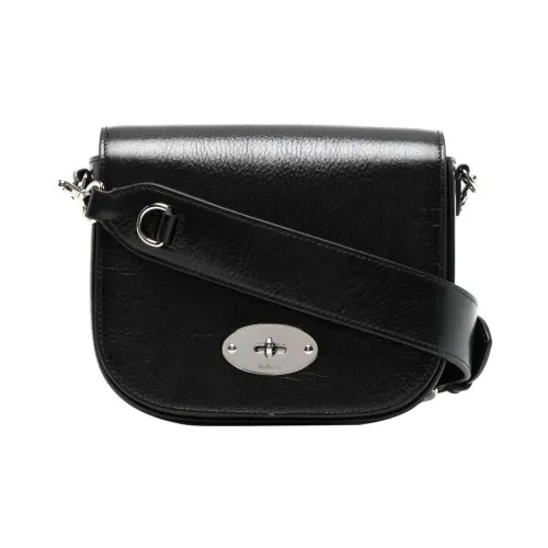 Mulberry Кожа Плечо Сумка через плечо Маленькая Женская Черная