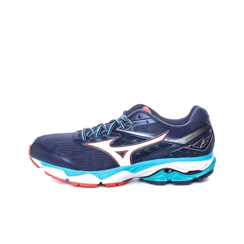 Mizuno Wave Ultima 9 противоскользящие устойчивые к истиранию низкий топ беговые кроссовки синий белый