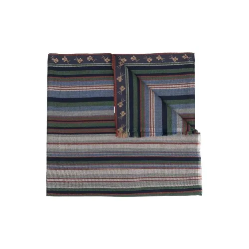 Paul Smith Wool Knit Шарфы Синий Унисекс