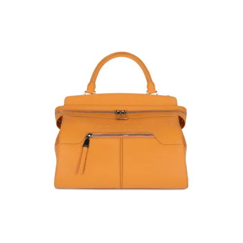 LANCEL Коровья кожа крупнозернистая текстура сумка женская желтая