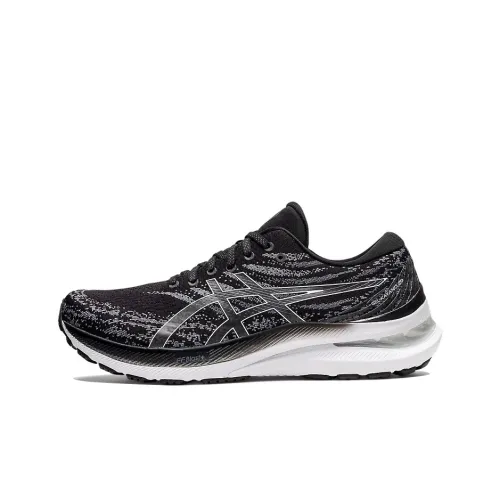 Asics Gel KAYANO 29 Low Top Марафон Беговые кроссовки Мужские Черный Белый Удобный