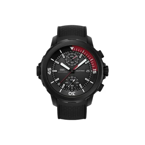 IWC Автоматический Механический Мужской Часы Ocean Time Series 45 мм Черные