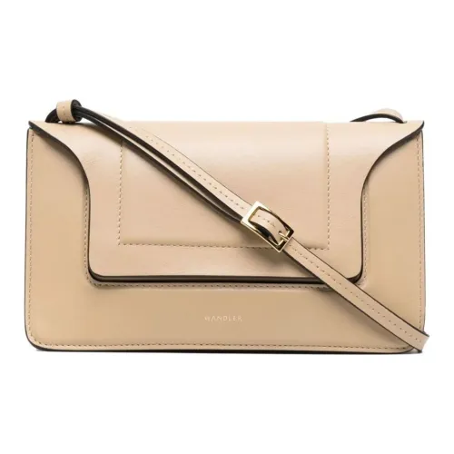 Wandler Кожа Сумка через плечо Мини Женская Светлый Умбра