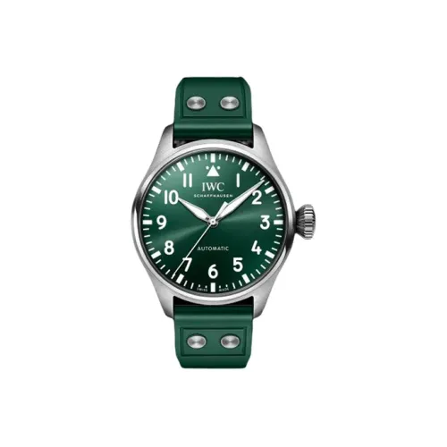 IWC Автоматический Механический Часы Мужской Pilot Collection 43 мм Зеленые