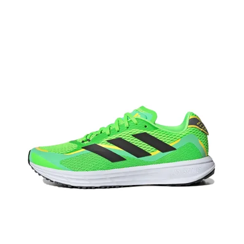 Adidas SL20,3 Противоскользящие Устойчивые к истиранию Дышащие Низкие Беговые кроссовки Мужские Зеленые
