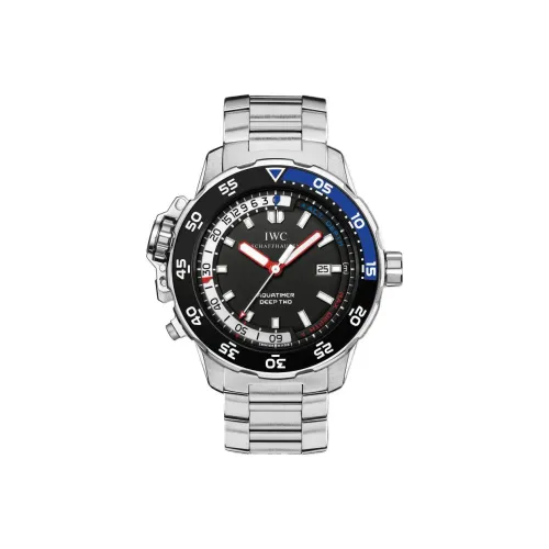 IWC Автоматический Механический Мужской Часы Ocean Time Series 47,6 мм Черные