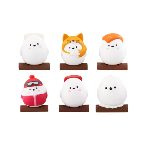 BANDAI Hokkaido Животные P5 Счастливый Draw Цельная коробка 6 шт