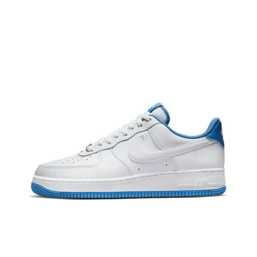 Nike Air Force 1 '07 Low Топ Скейтборд Кроссовки Мужские Белые Синие Розовые