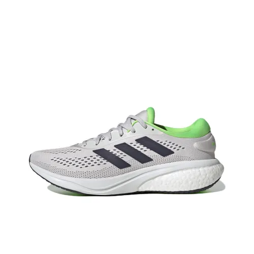 Adidas Supernova 2 Устойчивые к истиранию Дышащие Низкие Кроссовки для бега по пересеченной местности Мужские Серый Зеленый