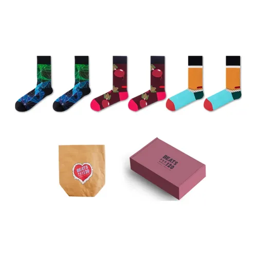 Beats Per Minute 120 6 пар Многоцветные Унисекс MID Носки до икры