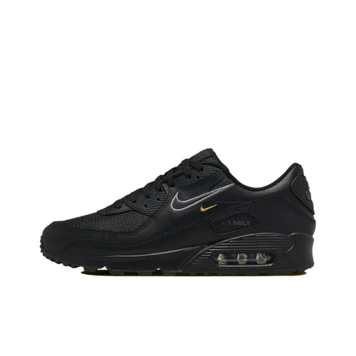 Nike Air Max 90 Low Топ Беговые кроссовки Мужской Черный