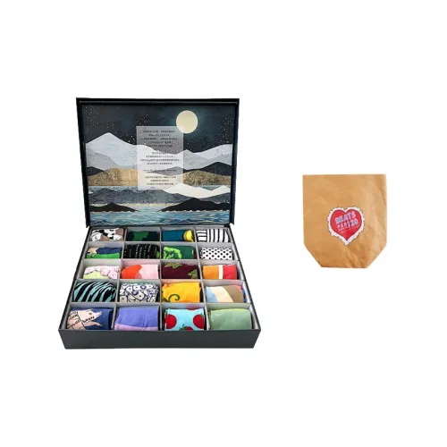 Beats Per Minute 120 20 Упаковка Многоцветные Унисекс MID Носки до икры