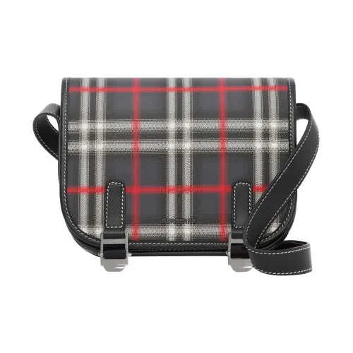 Burberry Сумка через плечо из искусственной кожи мужская угольно-серый цвет