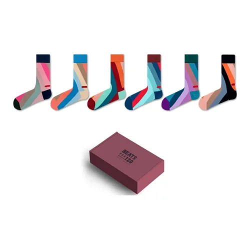 Beats Per Minute 120 6 пар Многоцветные Унисекс MID Носки до икры