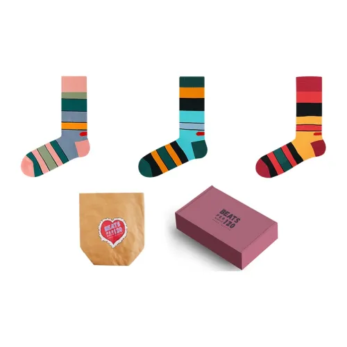 Beats Per Minute 120 3 шт Многоцветные Унисекс MID Носки до икры