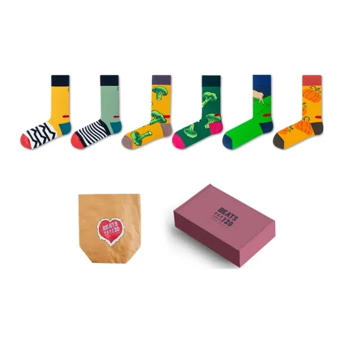 Beats Per Minute 120 6 пар Многоцветные Унисекс MID Носки до икры