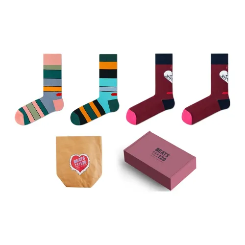 Beats Per Minute 120 4 шт Многоцветные Унисекс MID Носки до икры