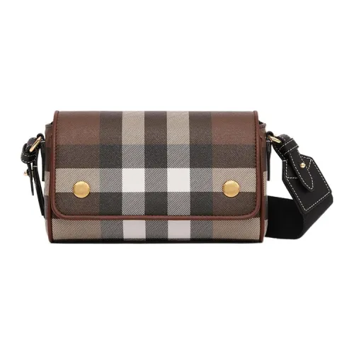 Burberry Винтаж Кожа Курьерская Сумка Ручная Сумка через плечо Сумка через плечо Мини Женская Березовая Корица