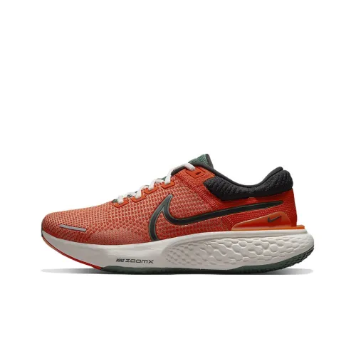 Nike Invincible Run 2 Амортизаторы Shock противоскользящие устойчивые к истиранию низкий топ кроссовки для бега на марафон мужские апельсин