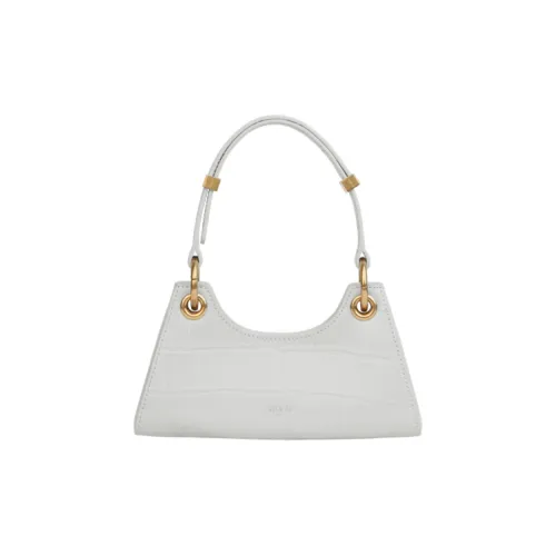 APEDE MOD Крокодиловый узор коровья кожа лягушка сумка мини женский сливовый