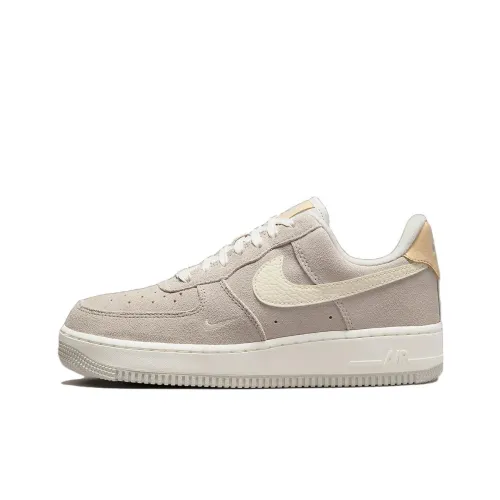 Nike Air Force 1 Slip Resistant Abrasion Resistant Легкий Низкий Топ Скейтбординг Кроссовки Мужские Светло-Серый